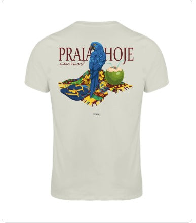 Camiseta "Praia hoje?"